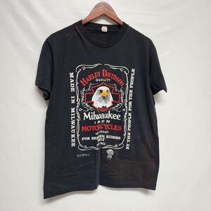 Vintage 1987 Harley Davidson Milwakee Serious Riders Only Shirt XL Single Stitch
